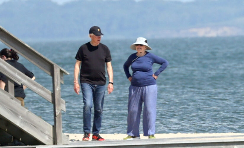 Bill and Hillary Clinton spotted strolling in the Hamptons weeks before miniseries on Lewinsky scandal