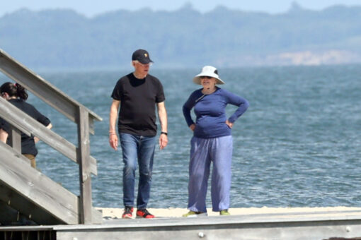 Bill and Hillary Clinton spotted strolling in the Hamptons weeks before miniseries on Lewinsky scandal