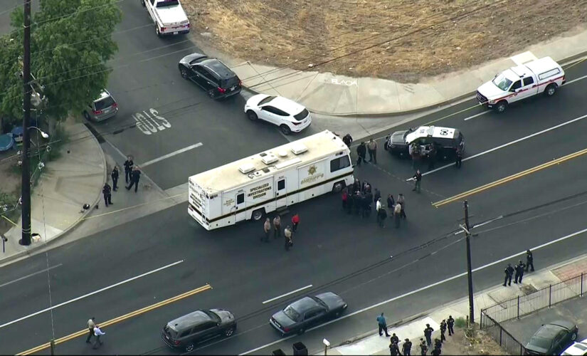 California suspect in ambush shooting of deputy killed, two officers injured, authorities say