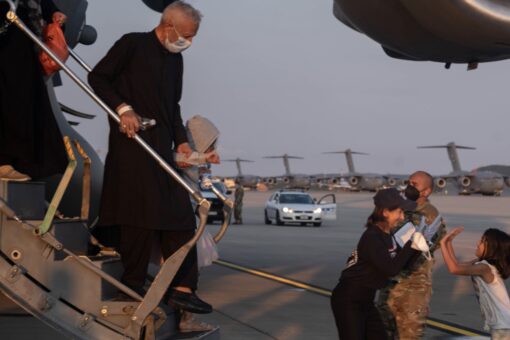 First Afghanistan evacuees arrive in Germany: Photos