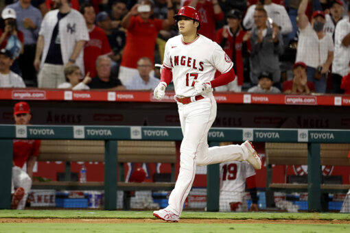 Ohtani hits MLB-high 42nd home run, Angels beat Yankees 8-7