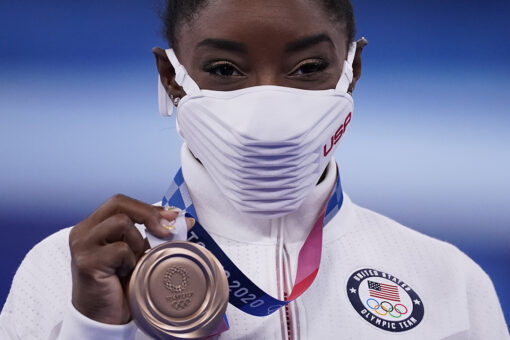 Simone Biles on winning bronze medal: ‘It means more than all the golds’