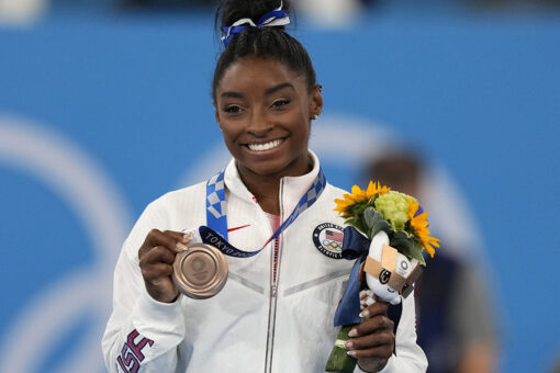 Simone Biles grateful for being able to use ‘secret’ Japan gym to keep skills sharp during break