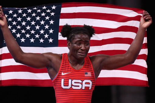 Olympic gold medalist wrestler Tamyra Mensah-Stock: ‘I love representing the US’