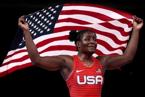 Olympic gold medalist Tamyra Mensah-Stock on representing Team USA: ‘This is where I was born and raised’