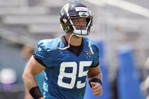 Tim Tebow has inauspicious spot on Jaguars’ first depth chart