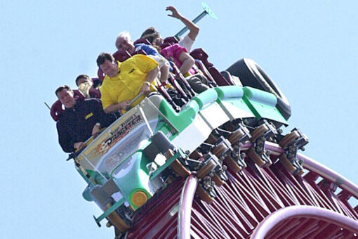 Woman injured by falling Ohio rollercoaster piece ‘fighting for her life’