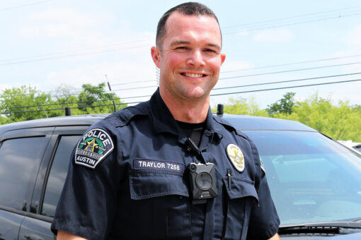 Texas procession honors officer who died after crash with 18-wheeler
