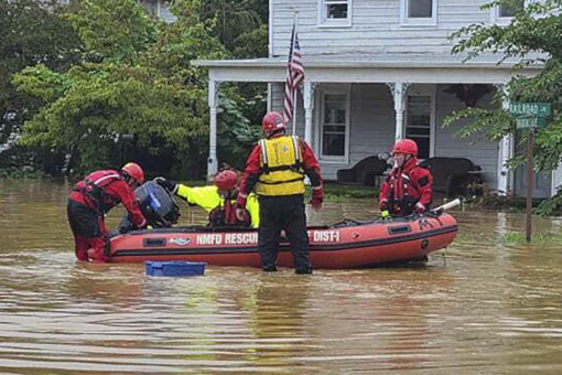 Henri, now a tropical depression, still bringing heavy rains