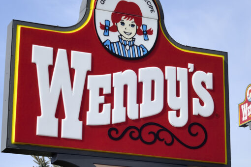 Car crashes onto Wendy’s after accident launches it into the air