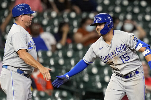 Merrifield has 3 RBIs, Perez homers as KC downs Astros 7-1