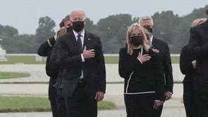 Biden slammed for appearing to look at his watch during memorial service for dead marines