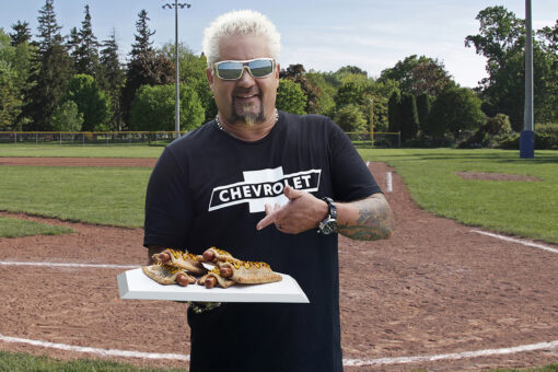 Guy Fieri invents Apple Pie Hot Dog with Chevrolet for MLB’s Field of Dreams game