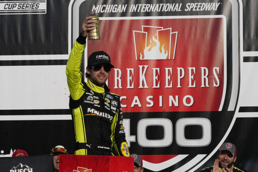 Ryan Blaney snags Michigan NASCAR win on final restart
