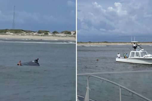 Coast Guard, good Samaritan rescue 3 off North Carolina’s Outer Banks after boat capsizes