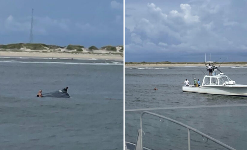 Coast Guard, good Samaritan rescue 3 off North Carolina’s Outer Banks after boat capsizes