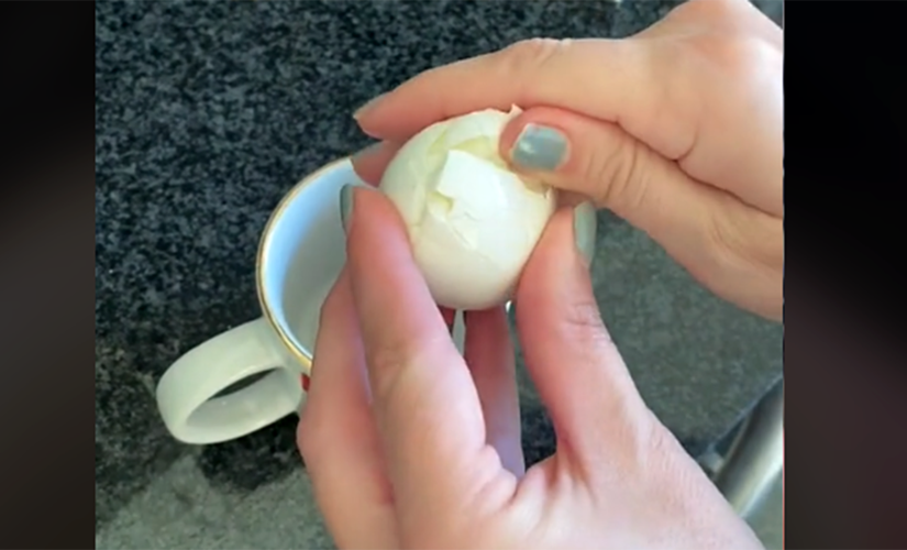 The secret to a perfectly peeled boiled egg is all in the shake