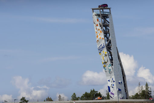 Climber scales tower to win free Ford Explorer parked on top