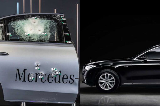 Armored $600K Mercedes-Benz S-Class Guard can withstand assault weapon fire