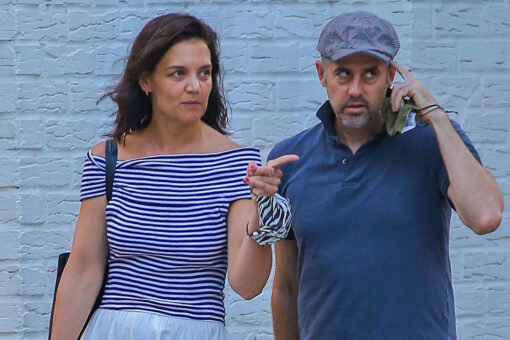 Katie Holmes steps out with mystery man after break up with chef Emilio Vitolo Jr.