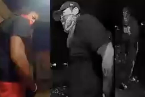 Phoenix homeowner fires multiple shots at four armed robbers, home security footage shows