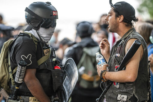 Portland police don’t intervene as Antifa, Proud Boys battle in streets