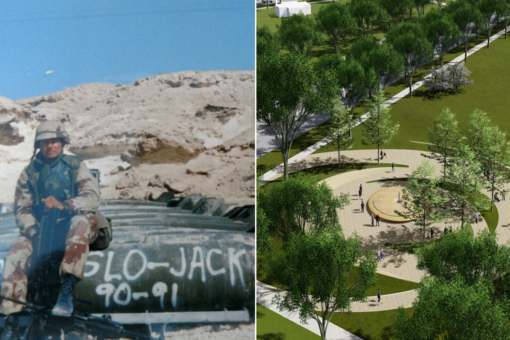 Marine on mission to honor US forces with National Desert Storm, Desert Shield War Memorial