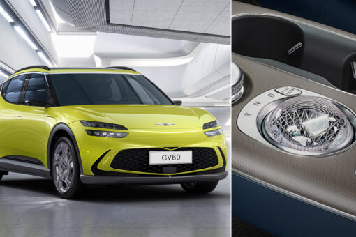 Electric Genesis GV60 debuts with bizarre ‘crystal sphere’ gearshift