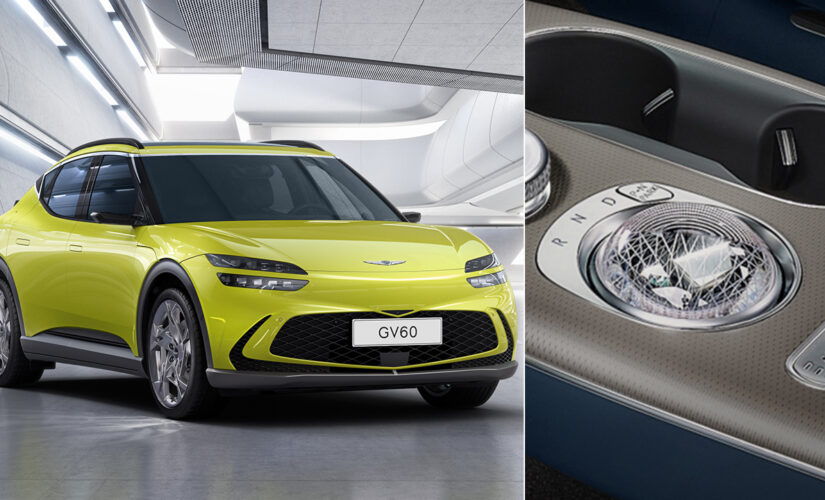 Electric Genesis GV60 debuts with bizarre ‘crystal sphere’ gearshift