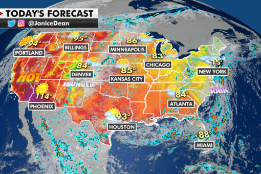 Central Rockies facing heavy rain, flash flood risk