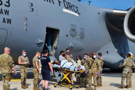 US airmen help pregnant Afghan mother deliver baby aboard Air Force C-17 evacuation flight