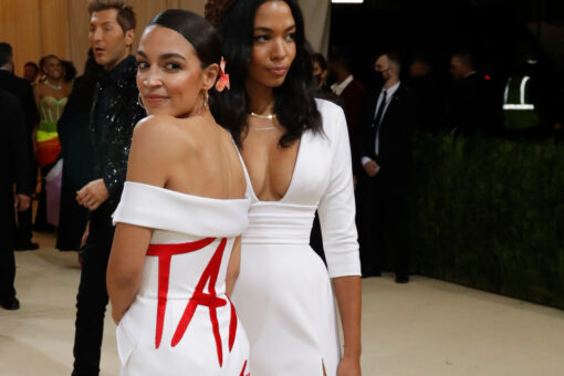 CNN panel praises AOC’s bravery for her ‘Tax the Rich’ dress at the Met Gala