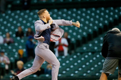 UFC’s Conor McGregor throws awful first pitch at Cubs game: ‘It’s a little off’