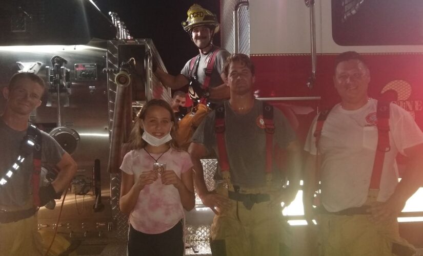 11-year-old girl saves puppy after noticing neighbor’s house on fire