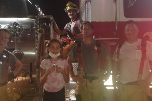 11-year-old girl saves puppy after noticing neighbor’s house on fire