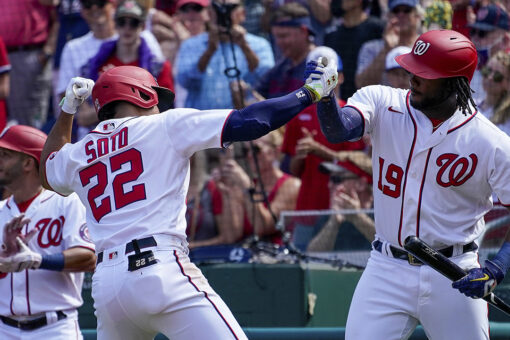 Soto’s 454-foot homer helps Nationals beat Rockies 3-0