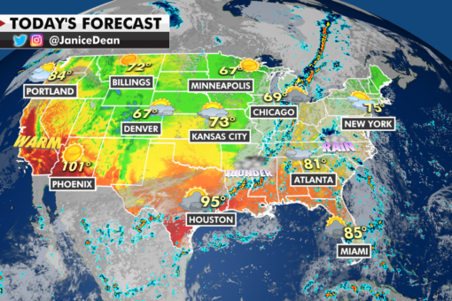 Rain, flooding potential across East as wind increases western wildfire threats