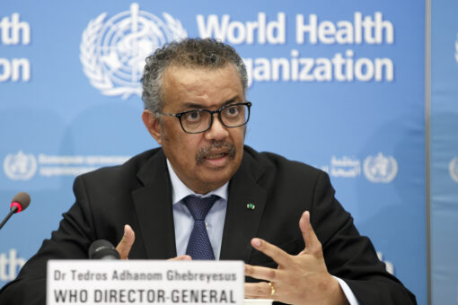 WHO chief urges halt to booster shots for rest of the year