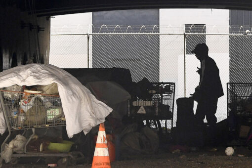 California homeless camp fire damages 2 bridges, disrupts public transportation