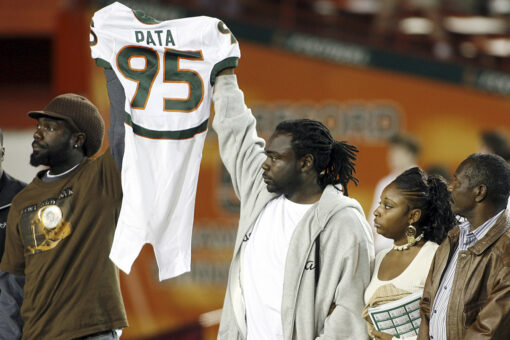 Ex-teammate pleads not guilty to killing Miami football star