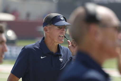 UConn football has lifeless response to coach trying to fire them up