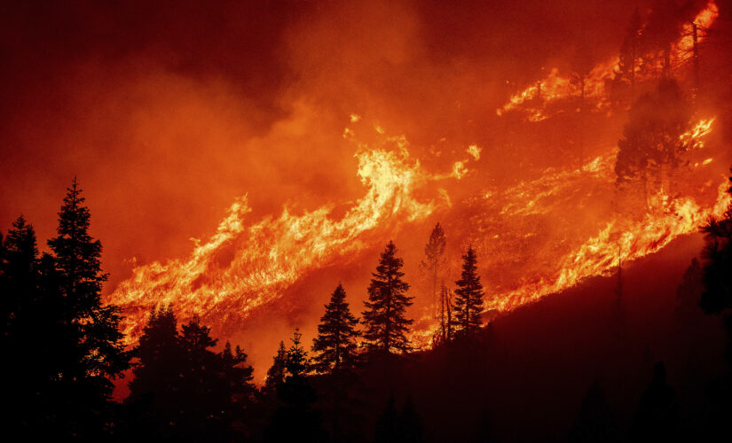 Strong winds push California wildfire closer to Lake Tahoe