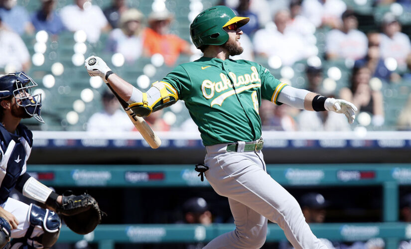 Lowrie, Canha help A’s start fast in 8-6 win over Tigers