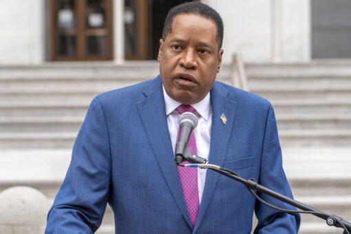 Calif. gubernatorial candidate Larry Elder says his security detail was hit by a pellet gun