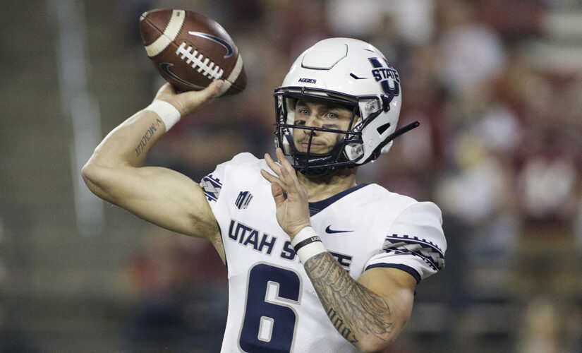 Bonner’s late TD pass lifts Utah St. over Washington St.