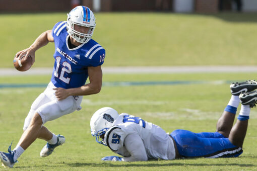 College quarterback sets FCS TD pass record in season opener