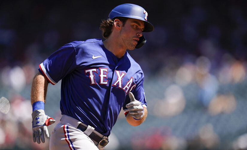 DJ Peters has 2 HRs, 4 hits to help Rangers beat Angels 7-3