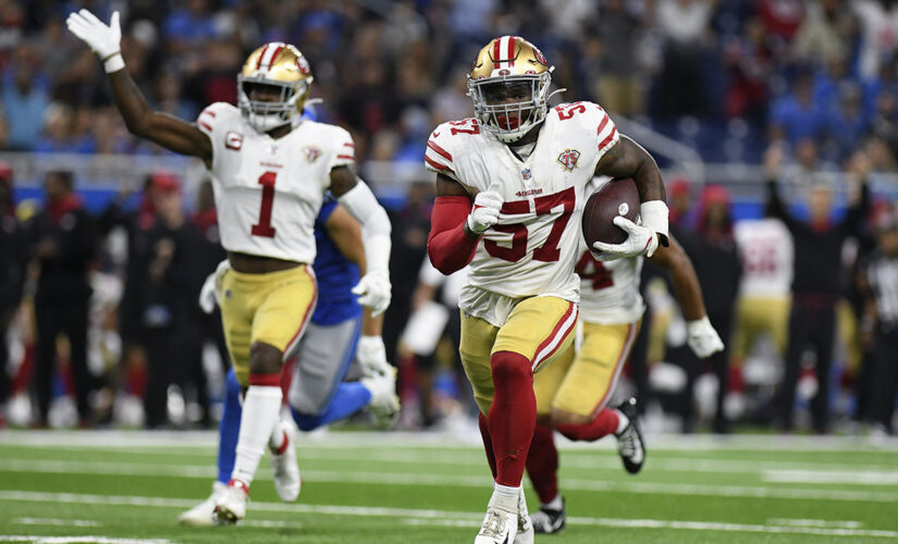 Healthy 49ers start strong with 41-33 win over lowly Lions