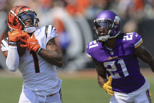 Bengals’ Ja’Marr Chase, Joe Burrow connect for rookie’s first NFL touchdown