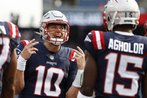 Patriots’ Mac Jones reveals reason behind winking at Dolphins’ Elandon Roberts: ‘Nice catch’